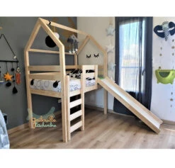 Kit Toboggan Pour Ajouter Au Lit Maison Pilotis -GribouilleTa Chambre Soldes Magasin file 1041