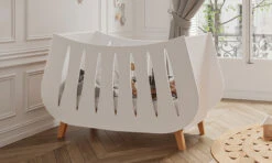 Lit Bébé Trapèze - Blanc -GribouilleTa Chambre Soldes Magasin file 1088