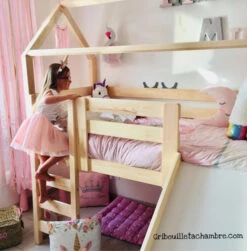 Kit Pour Transformer Le Lit Maison En Lit Maison Pilotis Avec Toboggan -GribouilleTa Chambre Soldes Magasin file 1106