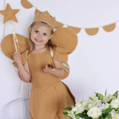 Jolie Guirlande De Fanions Demi Ronds Caramel Et Or -GribouilleTa Chambre Soldes Magasin file 113