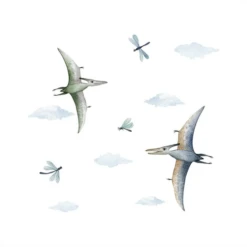 Magnifique Ensemble De Stickers Dinosaures Volatiles Ptérodactyles