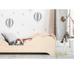 Lit Montessori Nuage Cumulus Avec Sommier -GribouilleTa Chambre Soldes Magasin file 1163