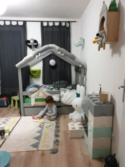 Lit Cabane Pinède Avec Tiroir Gigogne -GribouilleTa Chambre Soldes Magasin file 1185