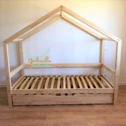 Lit Cabane Pinède Avec Tiroir Gigogne -GribouilleTa Chambre Soldes Magasin file 1190