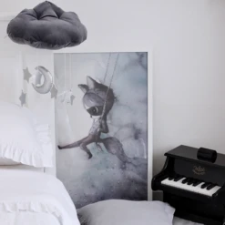 Grand Mobile Nuit étoilée Nuage Gris -GribouilleTa Chambre Soldes Magasin file 120