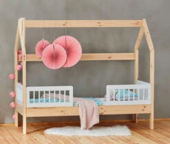 Lit Chalet En Bois Massif Naturel Avec Ou Sans Tiroir -GribouilleTa Chambre Soldes Magasin file 1203