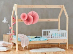 Lit Chalet En Bois Massif Naturel Avec Ou Sans Tiroir -GribouilleTa Chambre Soldes Magasin file 1205