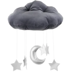 Grand Mobile Nuit étoilée Nuage Gris -GribouilleTa Chambre Soldes Magasin file 122