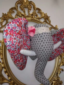 Trophée FanFan Rosie Liberty Fushia -GribouilleTa Chambre Soldes Magasin file 1226