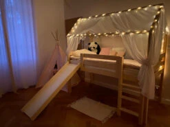 Lit Maison Pilotis Avec Toboggan -GribouilleTa Chambre Soldes Magasin file 1248