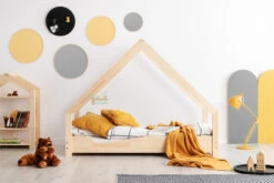 Lit Cabane Case à Barrières Pleines -GribouilleTa Chambre Soldes Magasin file 1271