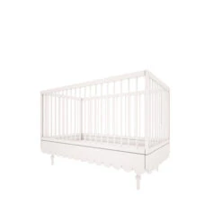 Lit Bébé évolutif En Lit Junior 70x140 Babushka Blanc
