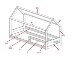 Kit 4 Piliers Avec Pieds De 20cm + Tiroir En Bois De Hêtre -GribouilleTa Chambre Soldes Magasin file 130
