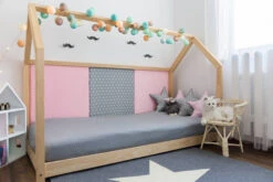 Lit Maison En Pin Naturel Avec Ou Sans Barrières -GribouilleTa Chambre Soldes Magasin file 1446