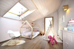 Lit Maison En Pin Naturel Avec Ou Sans Barrières -GribouilleTa Chambre Soldes Magasin file 1449