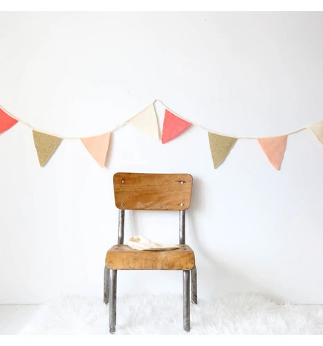 Guirlande De Fanions Meri Meri Tricot Rose 5 Guirlande De Fanions Meri Meri Tricot Rose – Image 3