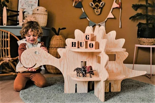 Etagère Montessori Table De Jeu Stegosaurus Dinosaure 3 Etagère Montessori Table De Jeu Stegosaurus Dinosaure – Image 2