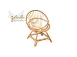 Petit Fauteuil En Canne Naturelle