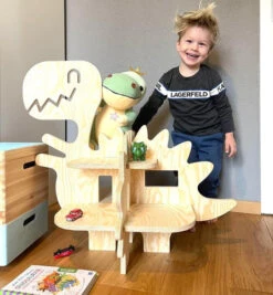 Etagère Montessori Table De Jeu T-rex Dinosaure