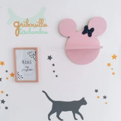 Etagère Chevet Souris Rose
