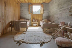 Tapis Lavable Lainage Mouton Nez Rose -GribouilleTa Chambre Soldes Magasin file 1580