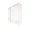 Armoire 3 Portes Babushka Olive Ou Blanche