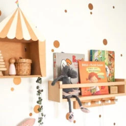 Grande Série De Patères Murales Hêtre