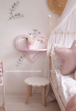 Etagère Joli Cœur D'Amour En Mint