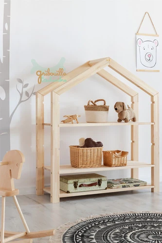 Etagère Montessori évolutive Cabane 4 Etagère Montessori évolutive Cabane – Image 2