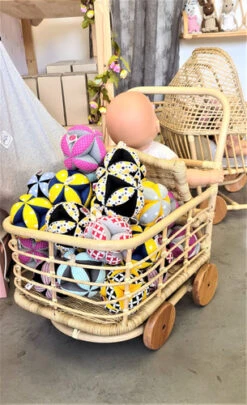 Chariot à Provisions Et Siège Poupon En Rotin -GribouilleTa Chambre Soldes Magasin file 1745