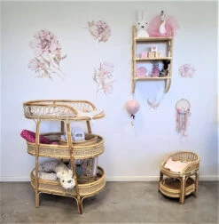 Jolie étagère Murale Triple En Rotin -GribouilleTa Chambre Soldes Magasin file 1773