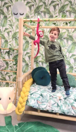 Ensemble Couette + Oreiller Jungle 140x200 OEKO-TEX -GribouilleTa Chambre Soldes Magasin file 1796