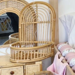 Etagère Corbeille Suspendue Arc En Ciel En Rotin -GribouilleTa Chambre Soldes Magasin file 1837