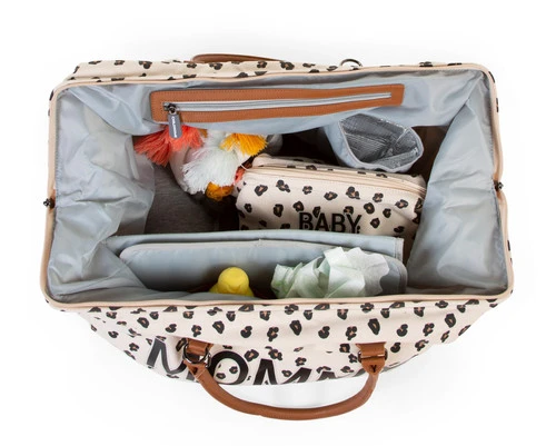 Grand Sac Weekend / Sac à Langer MOMMY BAG Léopard 12 Grand Sac Weekend / Sac à Langer MOMMY BAG Léopard – Image 10