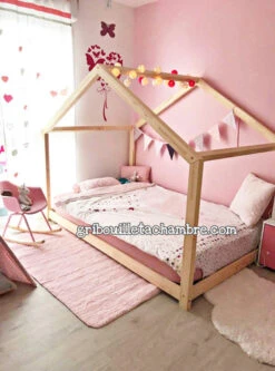 Lit Cabane Pinède -GribouilleTa Chambre Soldes Magasin file 190