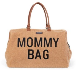 Grand Sac Weekend / Sac à Langer MOMMY BAG Teddy Brun