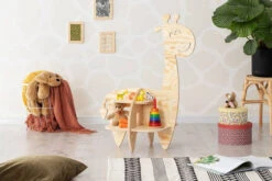 Etagère Montessori Table De Jeu Girafe