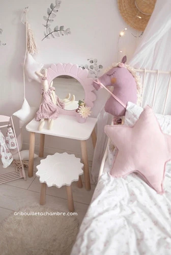 Coiffeuse Jolie Fleur 3 Coiffeuse Jolie Fleur