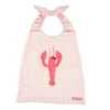 Bavoir Serviette élastiquée Homard Coquette -GribouilleTa Chambre Soldes Magasin file 2071