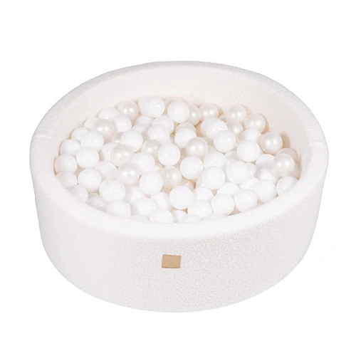 Piscine à Balles Blanche Bouclettes 90x30cm Avec 200 Balles 8 Piscine à Balles Blanche Bouclettes 90x30cm Avec 200 Balles – Image 6