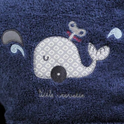 Peignoir De Bain Baleine Bleue -GribouilleTa Chambre Soldes Magasin file 2130