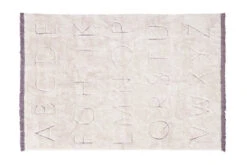 RugCycled Tapis Lavable Alphabet Lorena Canals 140x200