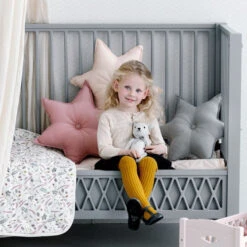 Joli Coussin Etoile CamCam Gris -GribouilleTa Chambre Soldes Magasin file 2176