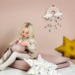 Joli Coussin Etoile CamCam Gris -GribouilleTa Chambre Soldes Magasin file 2180