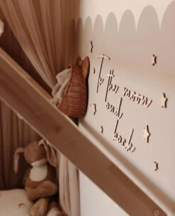 Joli Set Décoratif Mural Dream Big Little One En Bois Naturel -GribouilleTa Chambre Soldes Magasin file 2183