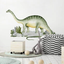 Magnifique Sticker Dinosaure Herbivore -GribouilleTa Chambre Soldes Magasin file 2188