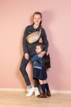 Joli Petit Sac à Dos MY FIRST BAG Matelassé Noir -GribouilleTa Chambre Soldes Magasin file 2225