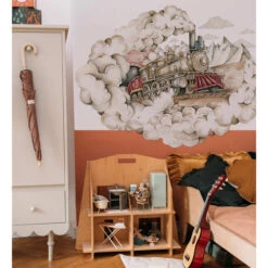 Stickers Locomotive Vintage -GribouilleTa Chambre Soldes Magasin file 2234