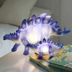 Belle Lampe Veilleuse Dinoviolet