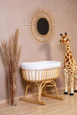 Berceau En Rotin Avec Contour Et Matelas CHILDHOME -GribouilleTa Chambre Soldes Magasin file 230